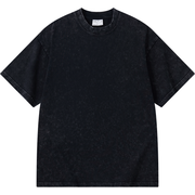 Washed Letter Casual T-Shirt